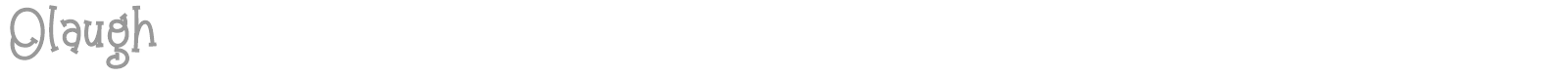 Olaugh font preview